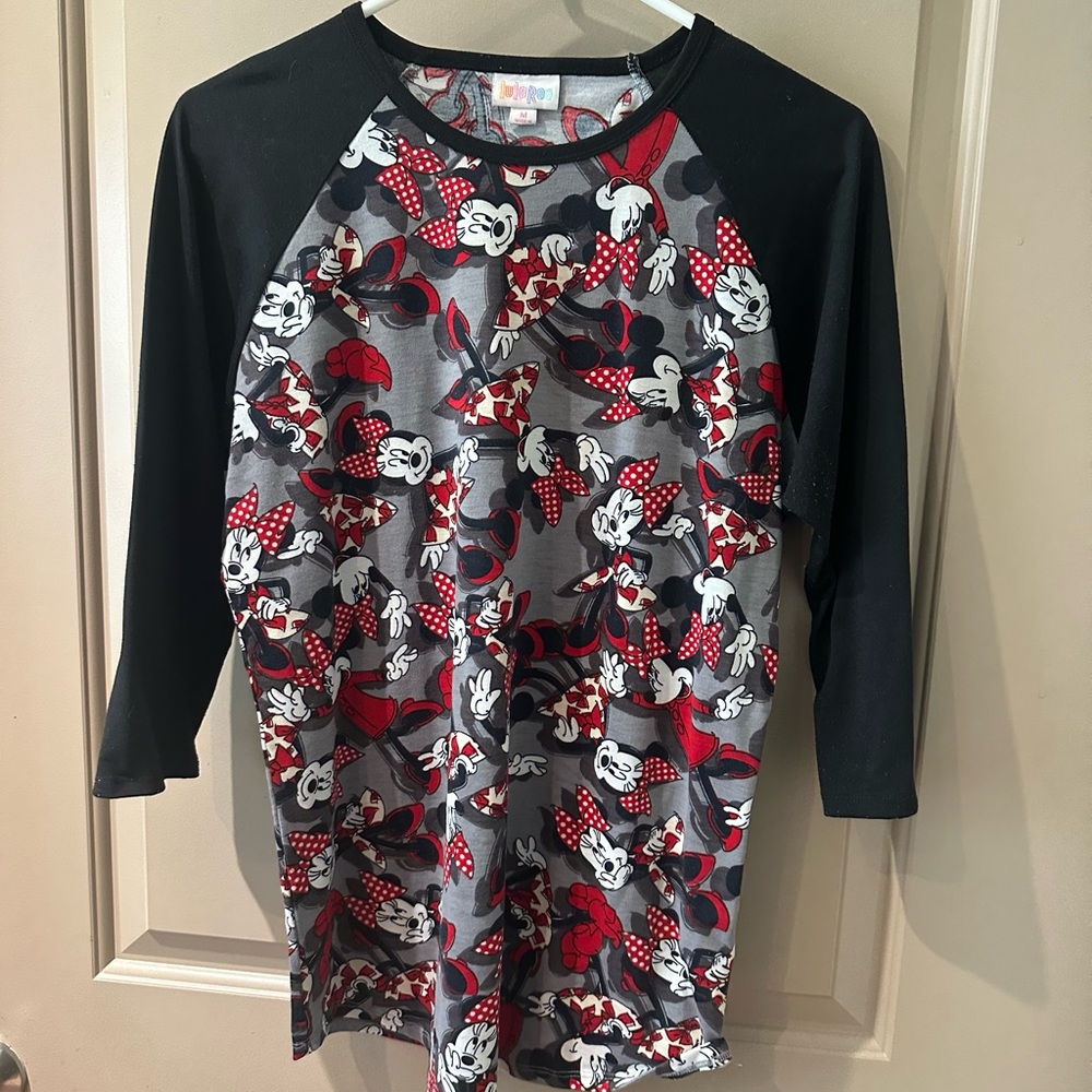 LuLaRoe Randy Minnie Mouse Top